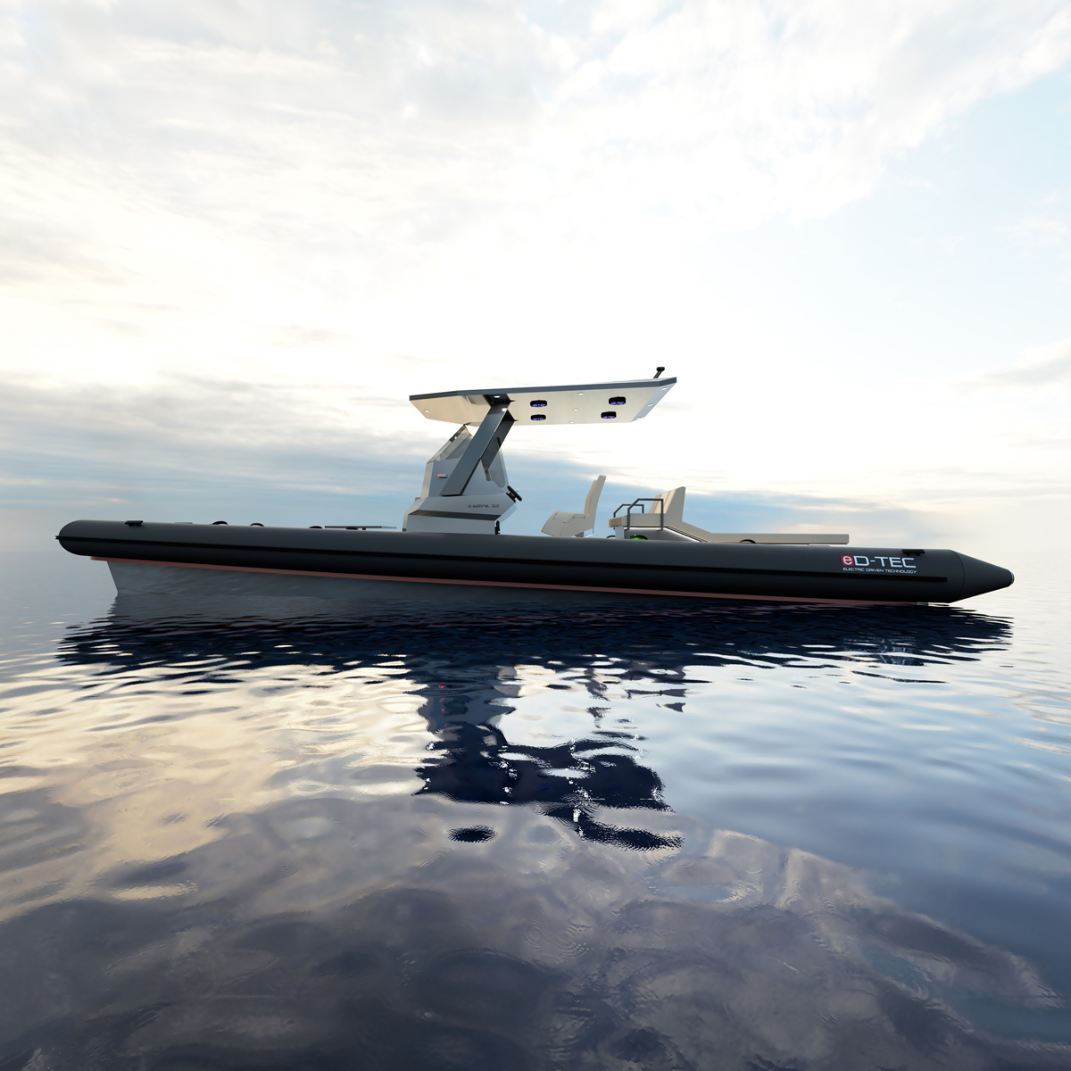 All-electric performance pioneers eD-TEC: Unveil the new high-performance eD 32 c-ultra RIB