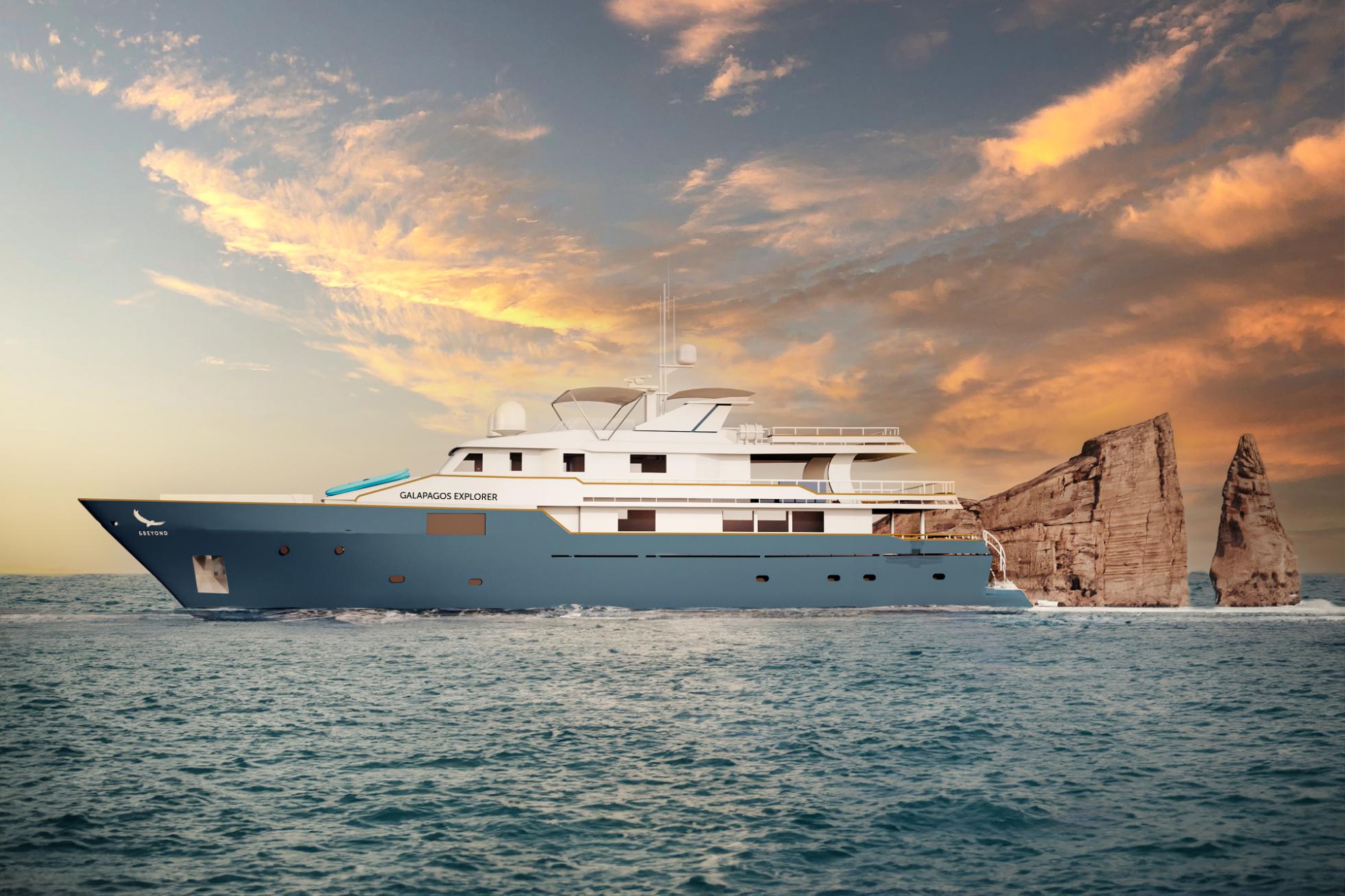 A luxury expedition yacht is debuting in the Galapagos Islands