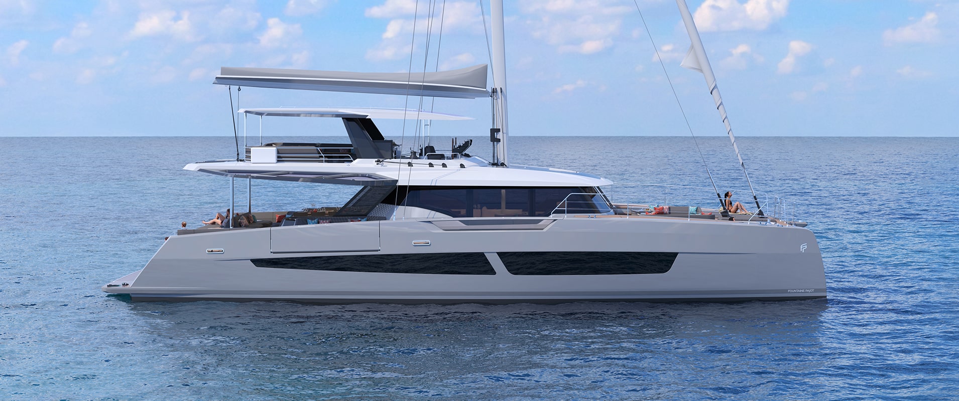 Just arrived in Greece: 2nd Fountaine Pajot Thira 80!