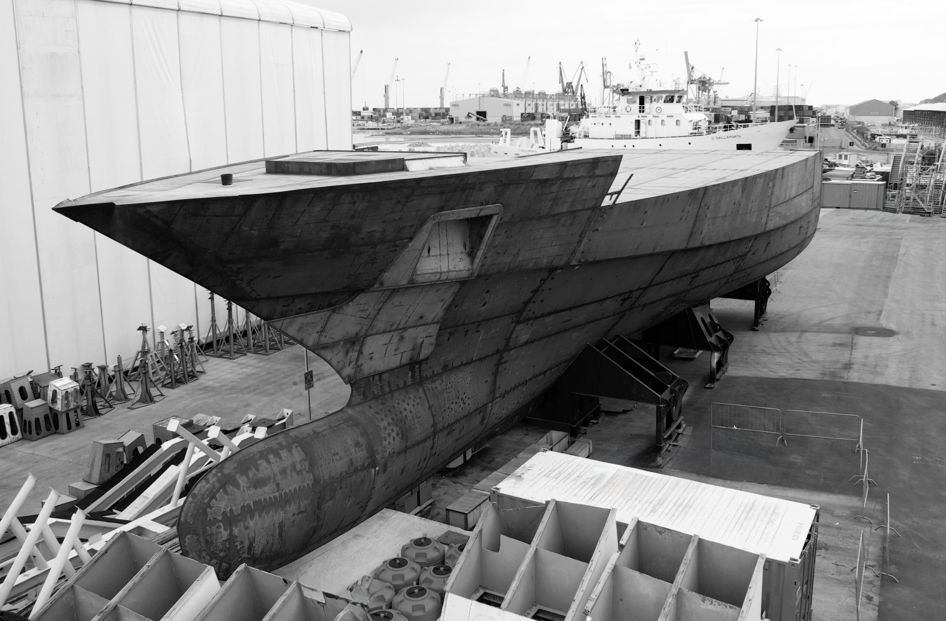 New ISA CONTINENTAL 80m:  Construction Of The Hull Has Begun On Speculation