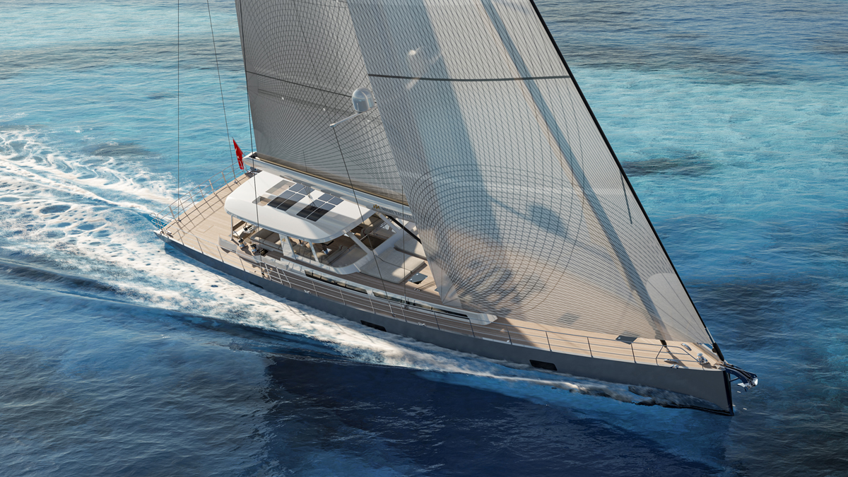 Mishi 102 project at the Monaco Yacht Show 2024: A new generation of family sailing superyacht