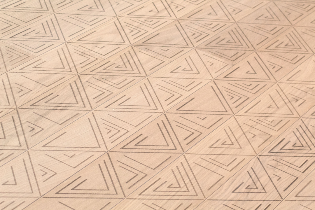 Zuccon International Project and Cadorin present Azteca flooring at Salone del Mobile 2025